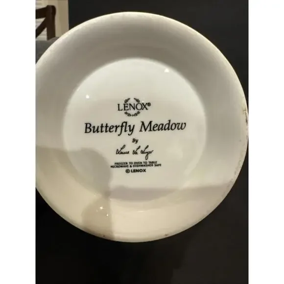 Lenox Butterfly Meadow Coffee Pot Without Lid Floral, Whimsical, Stunning - Picture 7 of 7